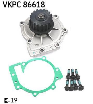 Pompe à eau SKF ref. VKPC 86618
